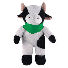 Soft Plush Stuffed Cow with Bandana