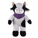 Soft Plush Stuffed Cow with Bandana-2