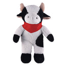 Soft Plush Stuffed Cow with Bandana-3