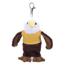 Soft Plush Eagle Keychain with Tee yellow