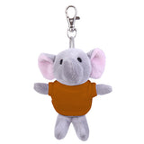 Soft Plush Elephant Keychain with Tee