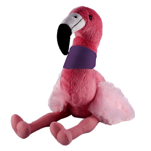 Soft Flamingo with Bandana