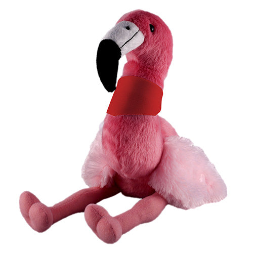 Soft Plush Flamingo with Bandana