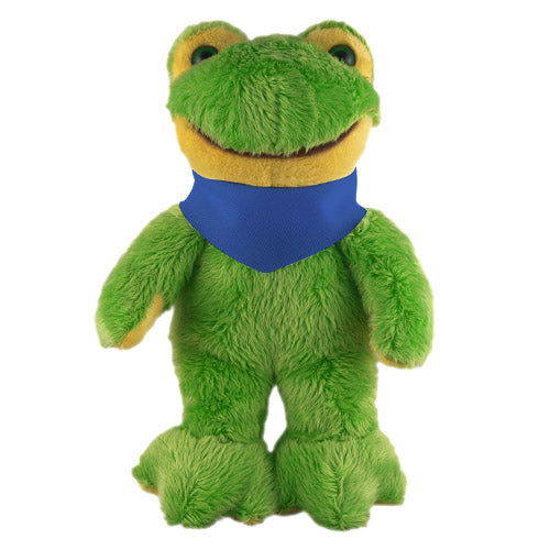 Soft Plush Stuffed Frog with Bandana