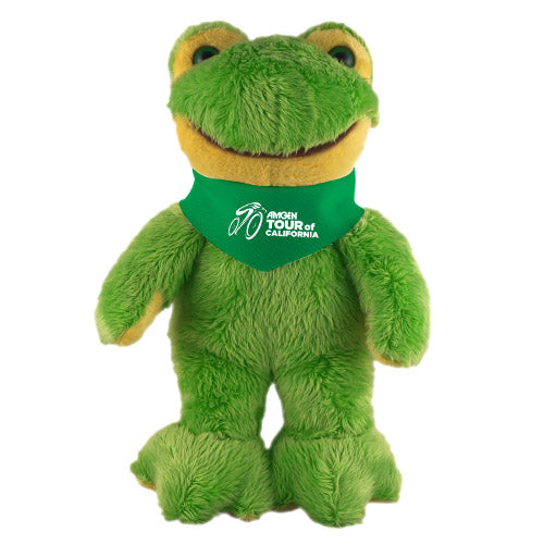 Soft Plush Stuffed Frog with Bandana