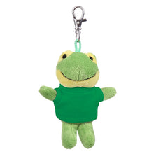 Soft Plush Frog Keychain with Green Tee