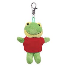 Soft Plush Frog Keychain with Red Tee
