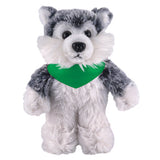 Soft Plush Stuffed Husky with Bandana