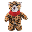 Soft Plush Stuffed Leopard with Bandana-3