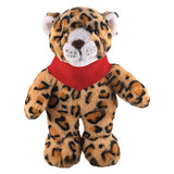 Soft Plush Stuffed Leopard with Bandana