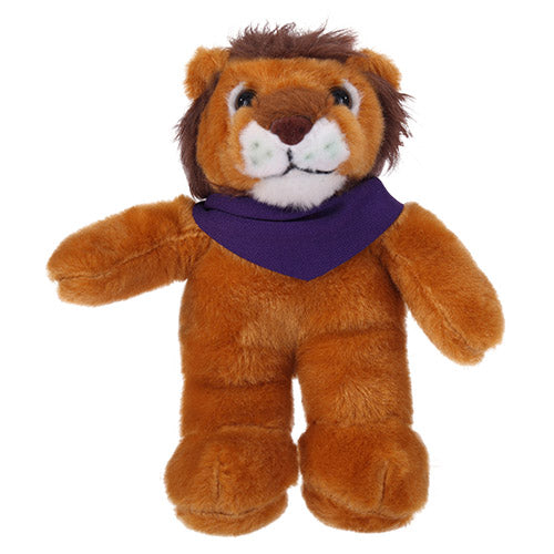 Soft Plush Stuffed Lion with Bandana