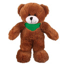 Soft Plush Stuffed Mocha Teddy Bear with Bandana-1