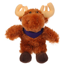 Soft Plush Stuffed Moose with Bandana