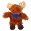 Soft Plush Stuffed Moose with Bandana-4