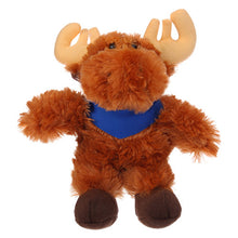 Soft Plush Stuffed Moose with Bandana