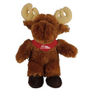 Soft Plush Stuffed Moose with Bandana-5