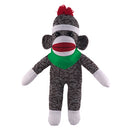 Orginal Sock Monkey plush kelly green