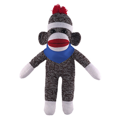 Orginal Sock Monkey plush royal blue