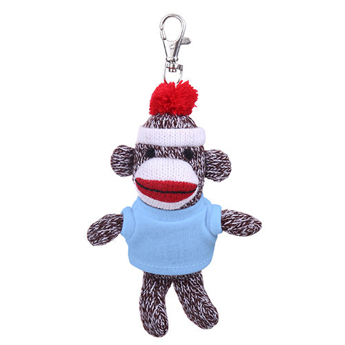 Monkey Keychain with Tee 4"