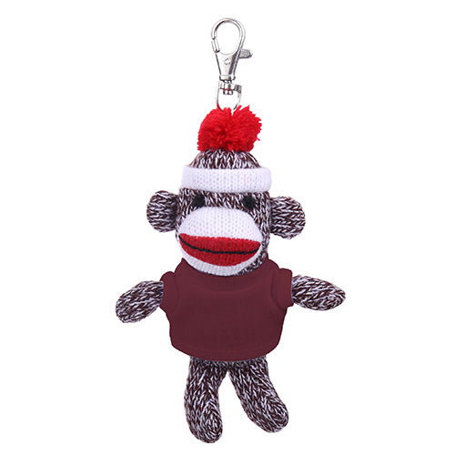 Monkey Keychain with Tee 4"