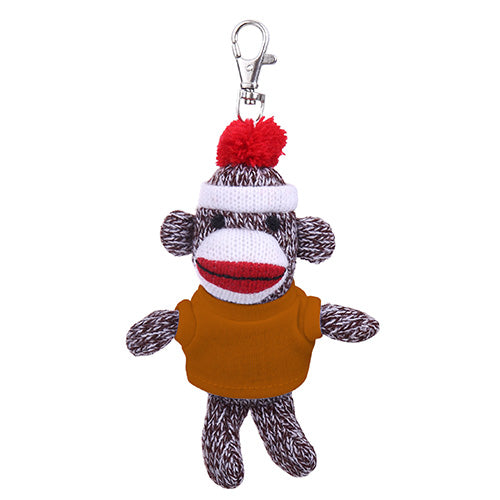 Monkey Keychain with Tee 4"