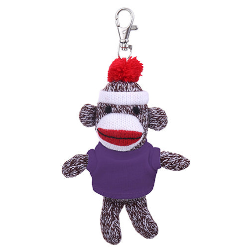 Monkey Keychain with Tee 4"