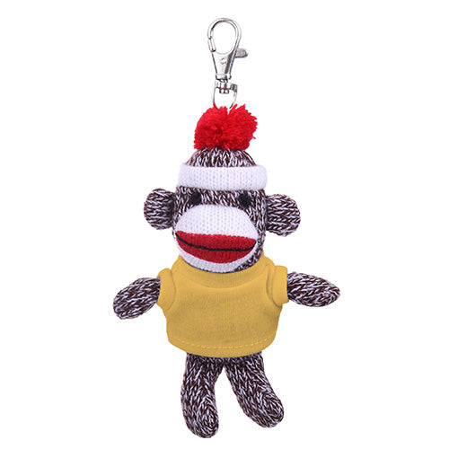 Monkey Keychain with Tee 4"