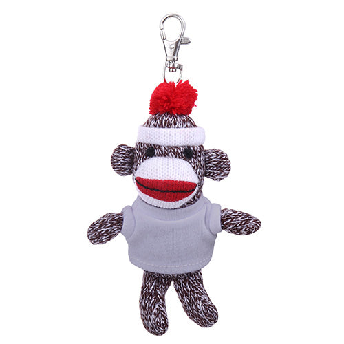 Monkey Keychain with Tee 4"