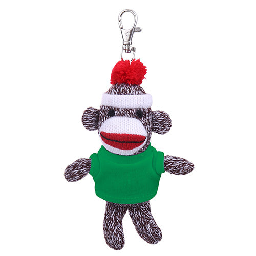 Monkey Keychain with Tee 4"