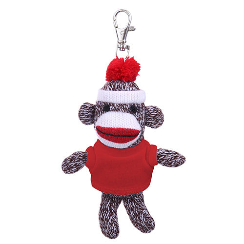 Monkey Keychain with Tee 4"
