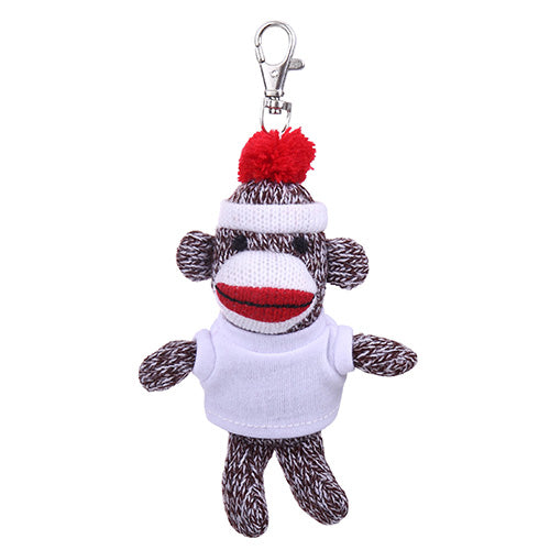 Monkey Keychain with Tee 4"