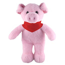 Soft Plush Stuffed Pig with Bandana-2
