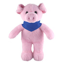 Soft Plush Stuffed Pig with Bandana-3