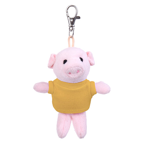 Pig Keychain with Tee 4"