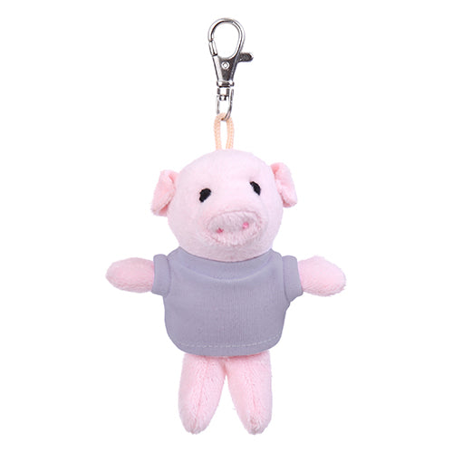 Pig Keychain with Tee 4"