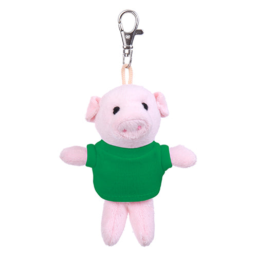 Pig Keychain with Tee 4"