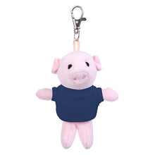 Soft Plush Pig Keychain with Tee