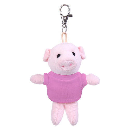 Pig Keychain with Tee 4"