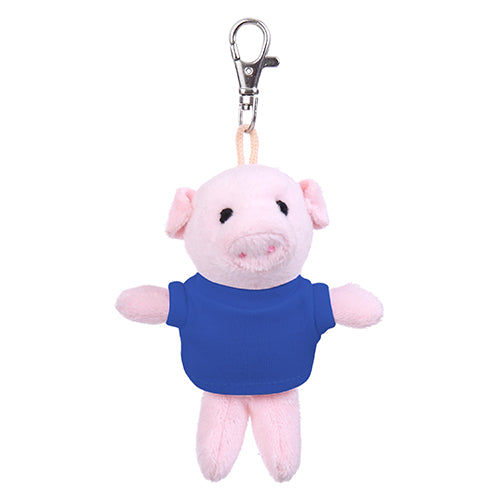 Pig Keychain with Tee 4"