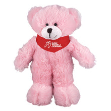 Soft Plush Stuffed Pink Teddy Bear with Bandana