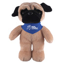 Soft Plush Stuffed Pug with Bandana-5