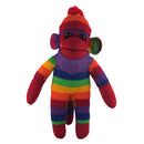 Rainbow Sock Monkey (Plush) with Bandana-2