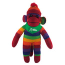 Rainbow Sock Monkey (Plush) with Bandana-5