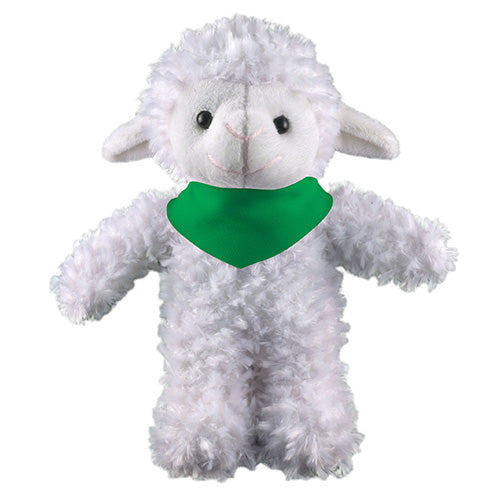 Soft Plush Stuffed Sheep with Bandana