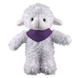 Soft Plush Stuffed Sheep with Bandana