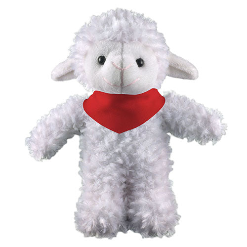Soft Plush Stuffed Sheep with Bandana