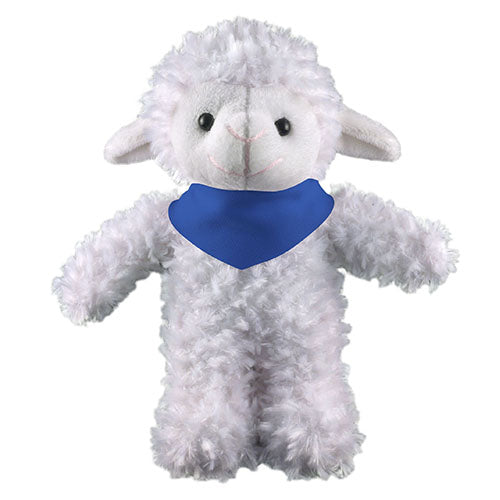 Soft Plush Stuffed Sheep with Bandana