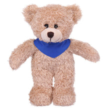Soft Plush Tan Teddy Bear with Bandana