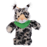 Soft Plush Stuffed Wild Cat (Lynx) with Bandana