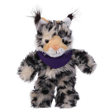 Soft Plush Stuffed Wild Cat (Lynx) with Bandana